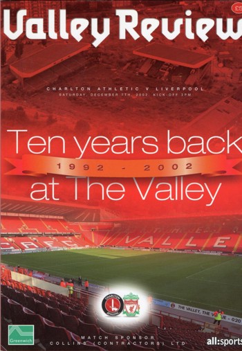 Match programme